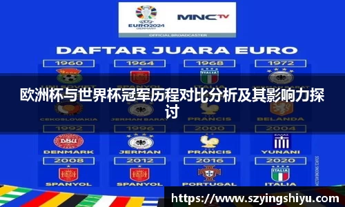 欧洲杯与世界杯冠军历程对比分析及其影响力探讨